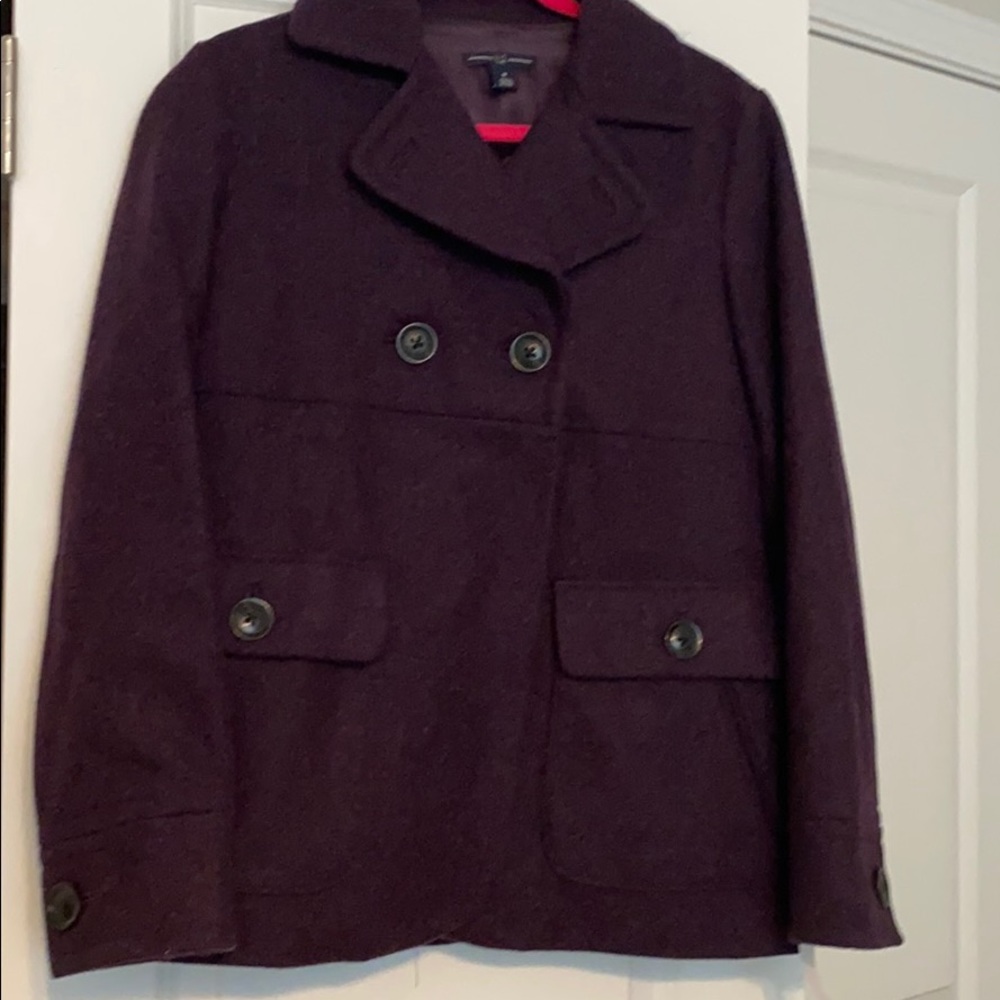 Eggplant Size Medium Gap Winter Peacoat
